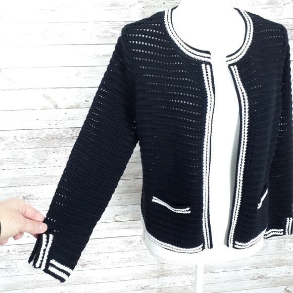 Charter Club Cardigan S Open Front Sweater 550 - Picture 2 of 6